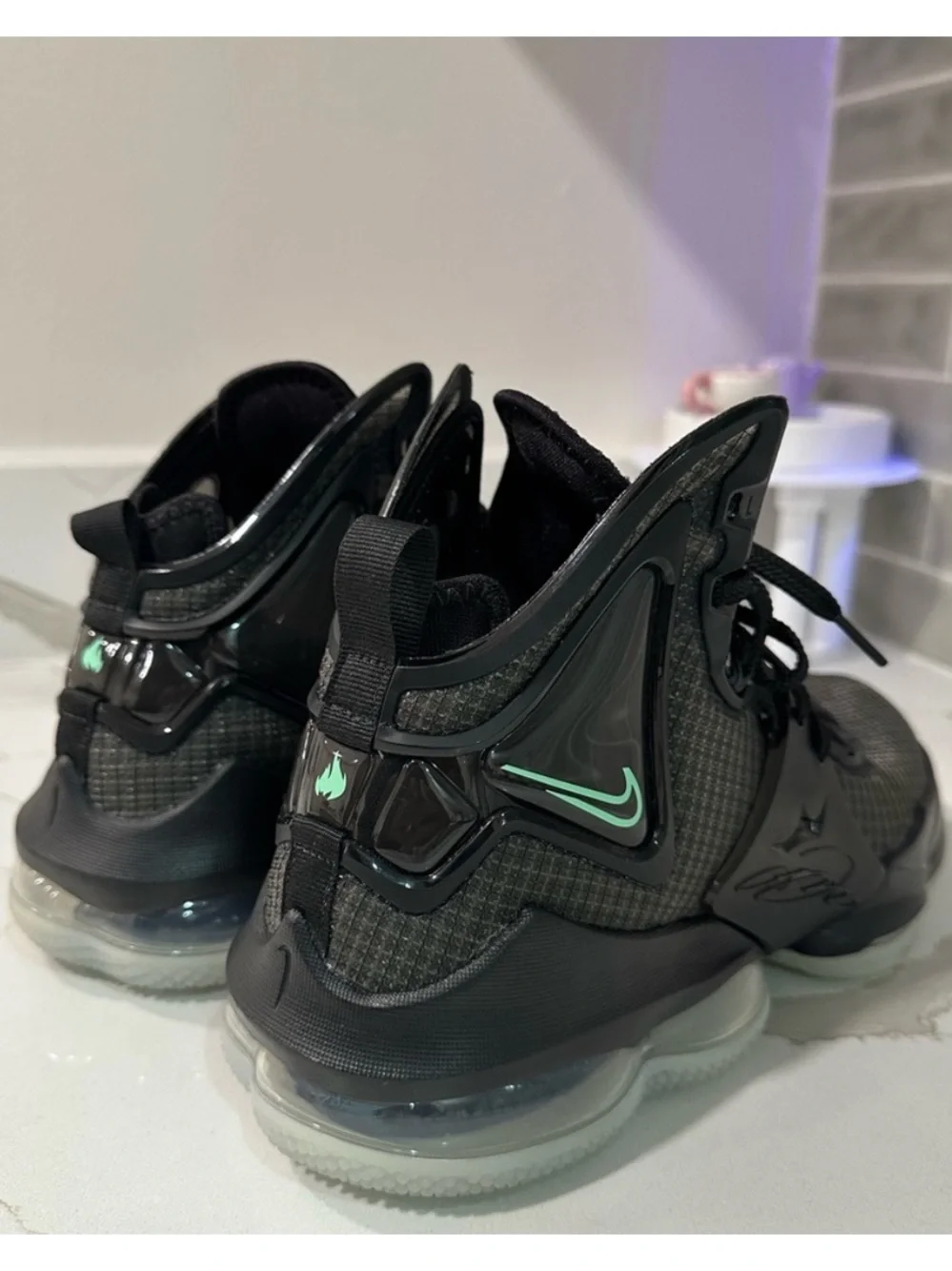 Nike LeBron XIX Sneakers. Youth Size 5.5 Color Black.
